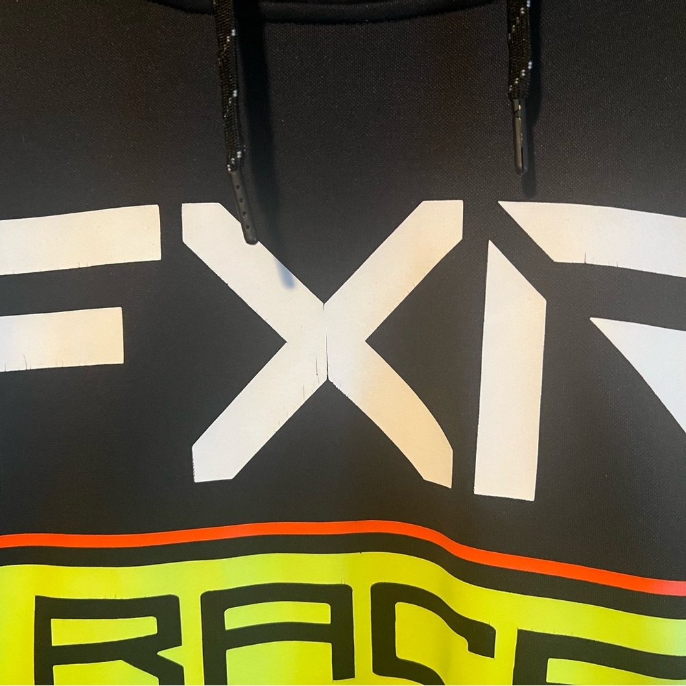 FXR Black and Yellow Hoodie - unisex xl